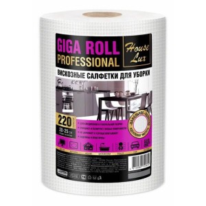 House Lux GIGA ROLL №220 cухие полотенца универсальные 