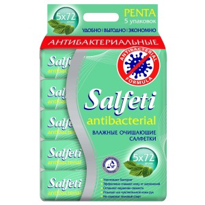 Salfeti antibac №72*5 влажные салфетки антибактериальные   