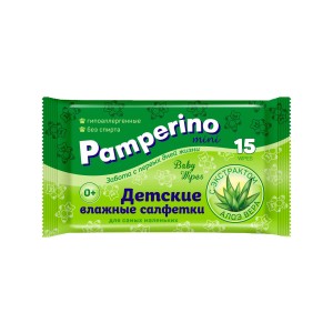 Pamperino  MINI №15 детские влажные салфетки 