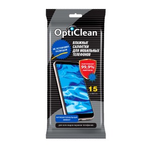 Opti Clean №15 влажные салфетки для мобильных телефонов