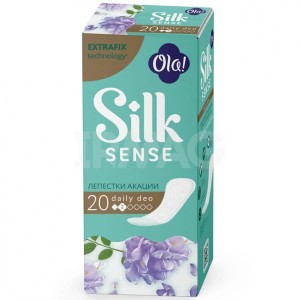 OLA! Прокладки Silk Sense Daily Deo ежедневные Лепестки акации N20