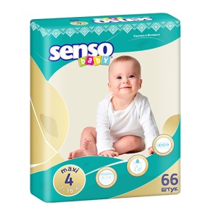 Senso Ваbу Подгузники для детей maxi, 66 шт