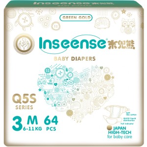 INSEENSE Подгузники Q5S  M (6-11 кг) 64шт