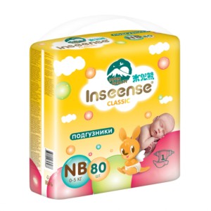 INSEENSE Подгузники  Classic  NB (0-5 кг) 80 шт