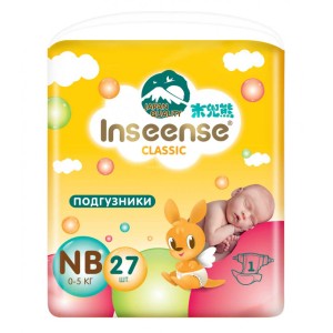 INSEENSE Подгузники  Classic  NB (0-5 кг) 27 шт