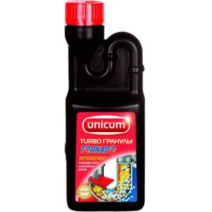 UNICUM (Уникум) Торнадо гранулированное средство для удаления засоров, 600 гр